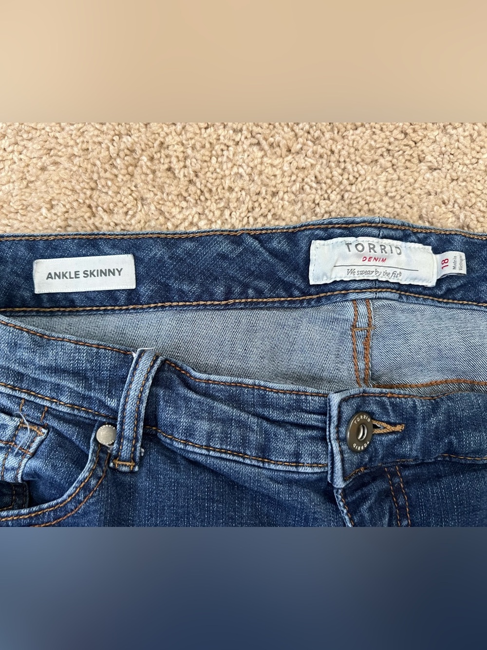 Torrid Denim Ankle Skinny Size 18 Jeans - Picture 2 of 7
